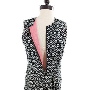 Marck New York Women's Fully Lined Front Zip Fit and Flare Dress Size 8